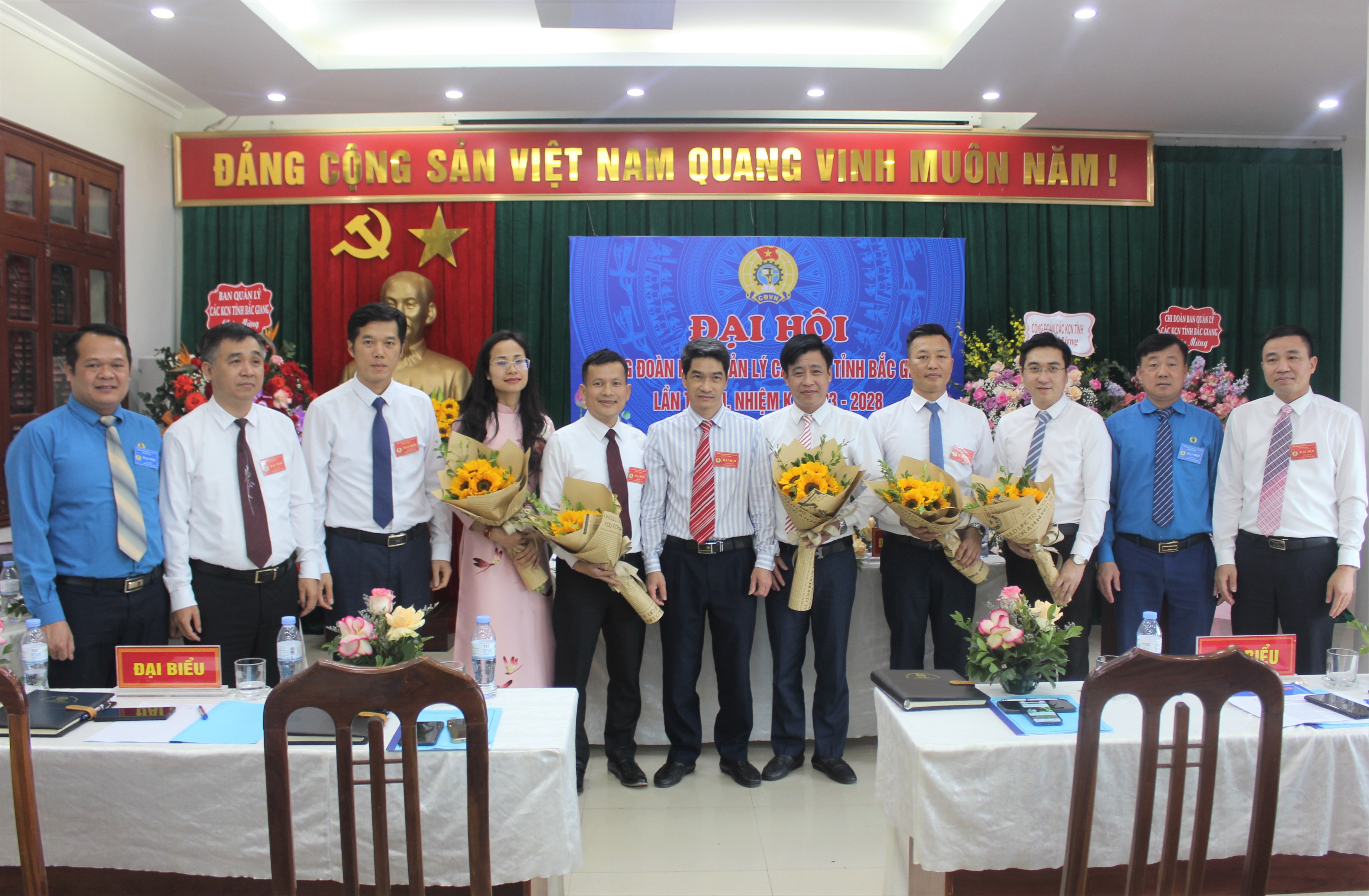 Đại hội Công đoàn Ban Quản lý các khu công nghiệp tỉnh Bắc Giang lần thứ VI, nhiệm kỳ 2023-2028