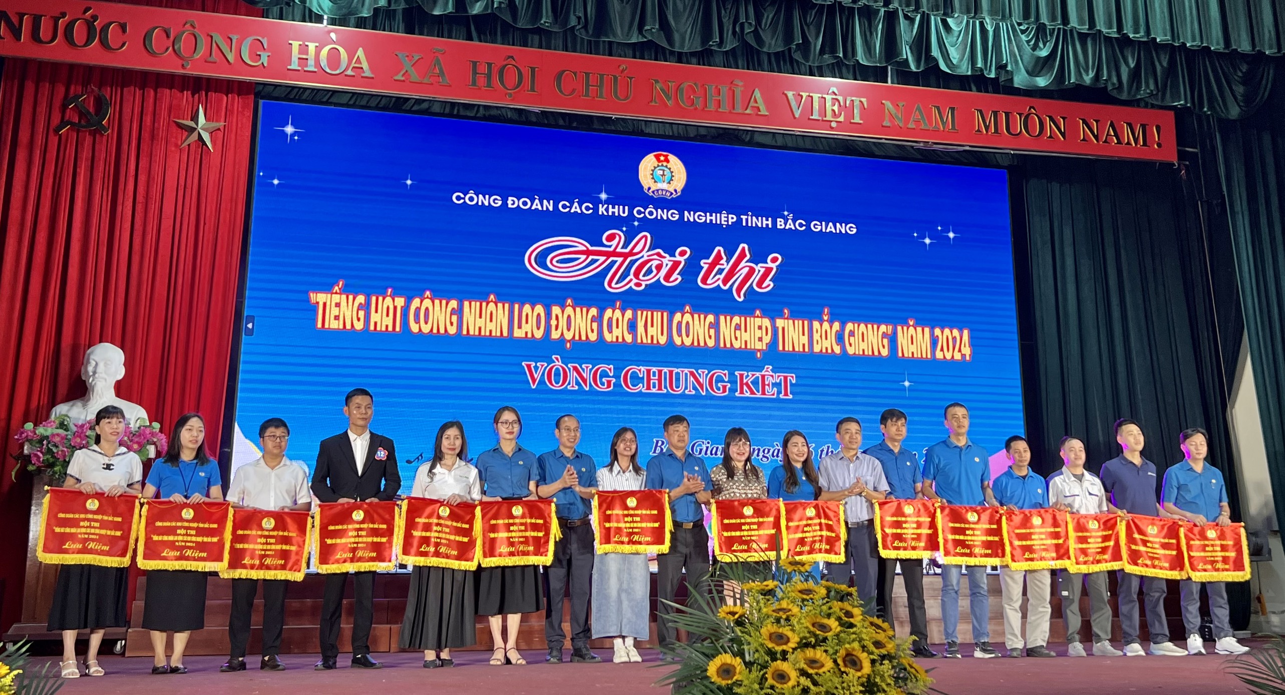 Công đoàn các khu công nghiệp tỉnh tổ chức Chung kết Hội thi Tiếng hát công nhân lao động các khu công nghiệp tỉnh Bắc Giang năm 2024